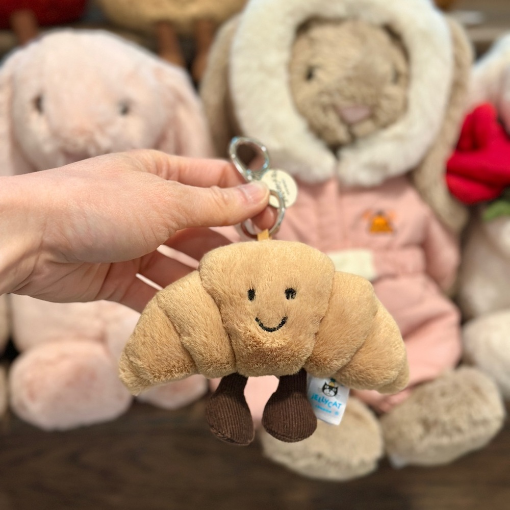 Rare Jellycat Croissant Bag Charm 🥐